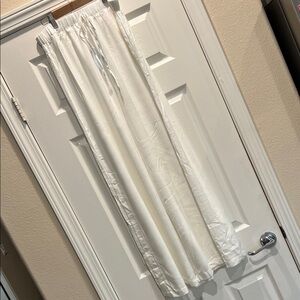 Cupshe Elegant White linen style pants